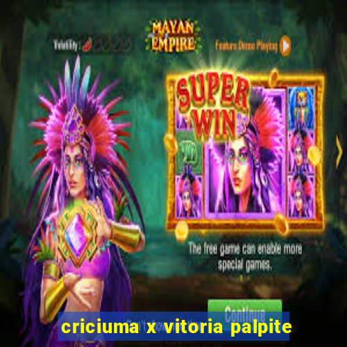 criciuma x vitoria palpite